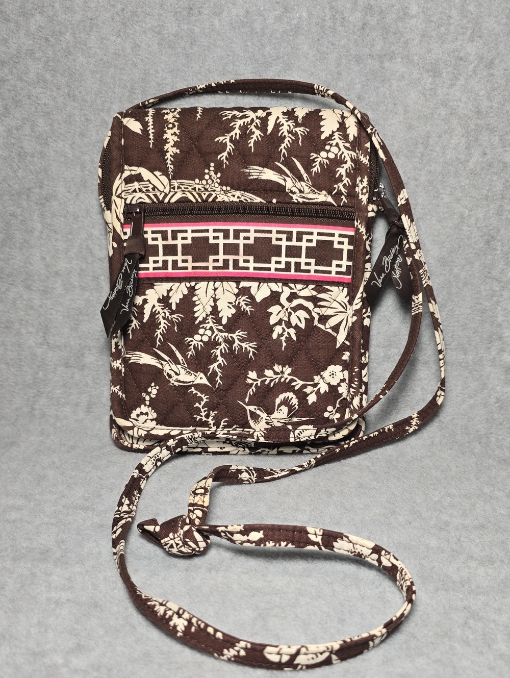 Vera Bradley Mini Hipster Crossbody Bag Retired Imperial Toile Pattern